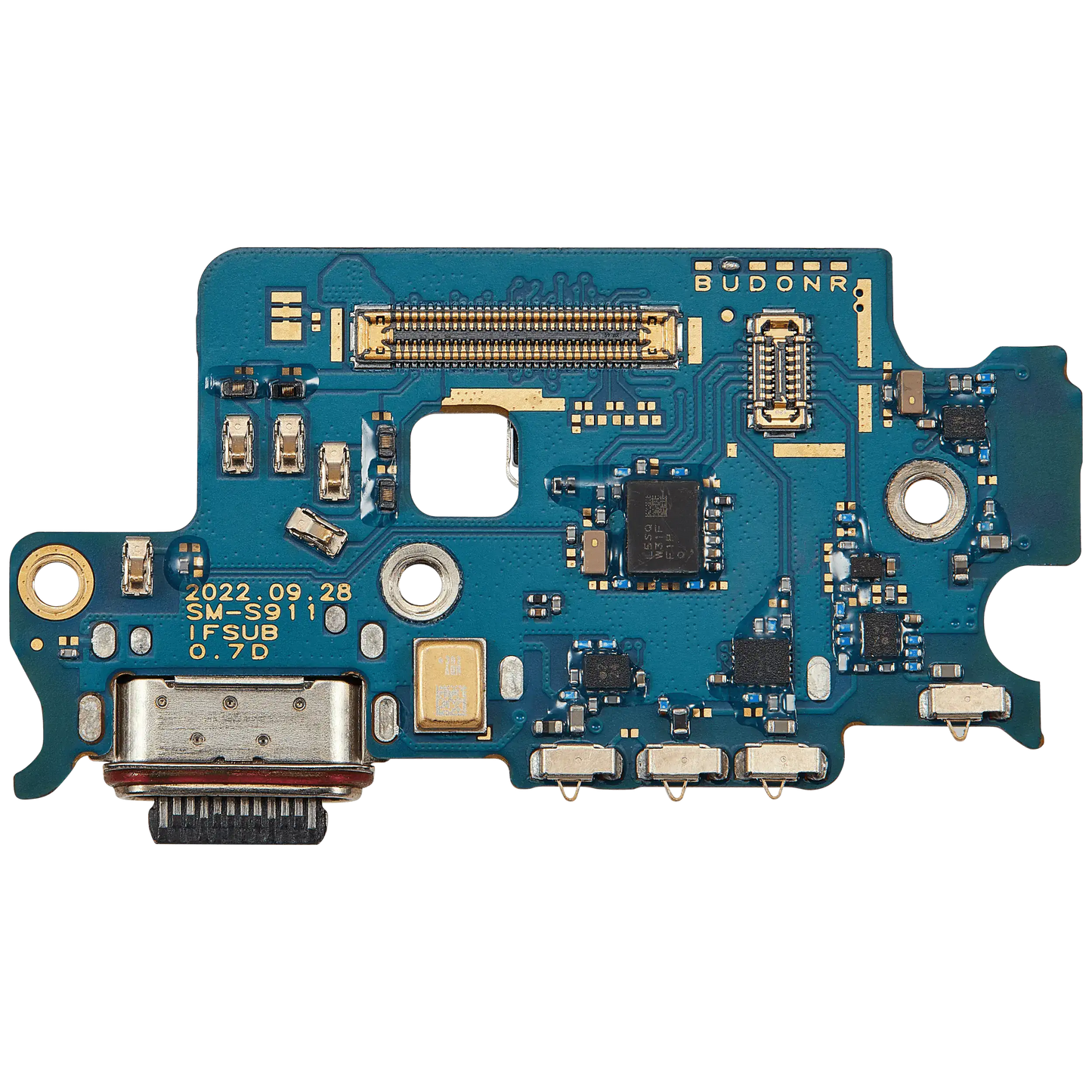 Data Connector(Charging Port) Samsung Galaxy S23 Used OEM Grade A Reclaim(A) Phantom Black