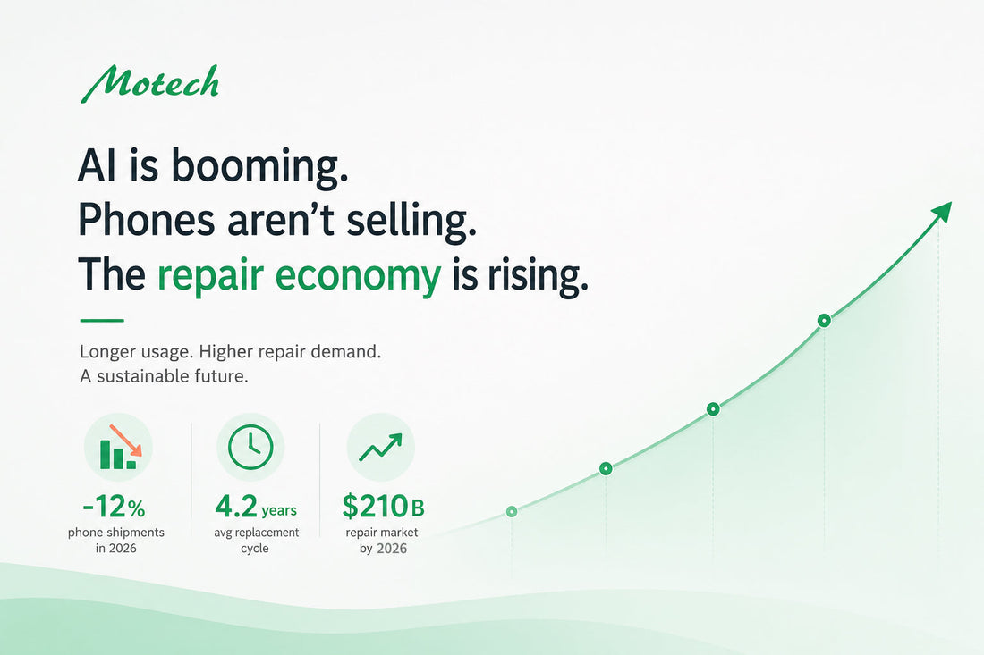 AI Is Booming. Phones Aren’t Selling. The Repair Economy Is Rising.