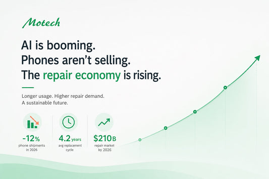 AI Is Booming. Phones Aren’t Selling. The Repair Economy Is Rising.