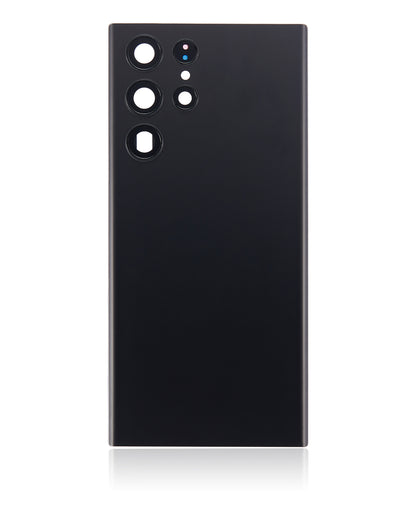 Back Cover Glass With Camera Lens For Samsung Galaxy S22 Ultra Aftermarket