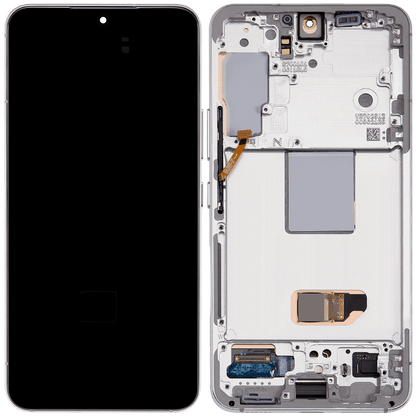 Display with frame (LCD/OLED/LCM/Screen) (US & International Version) For Samsung Galaxy S22