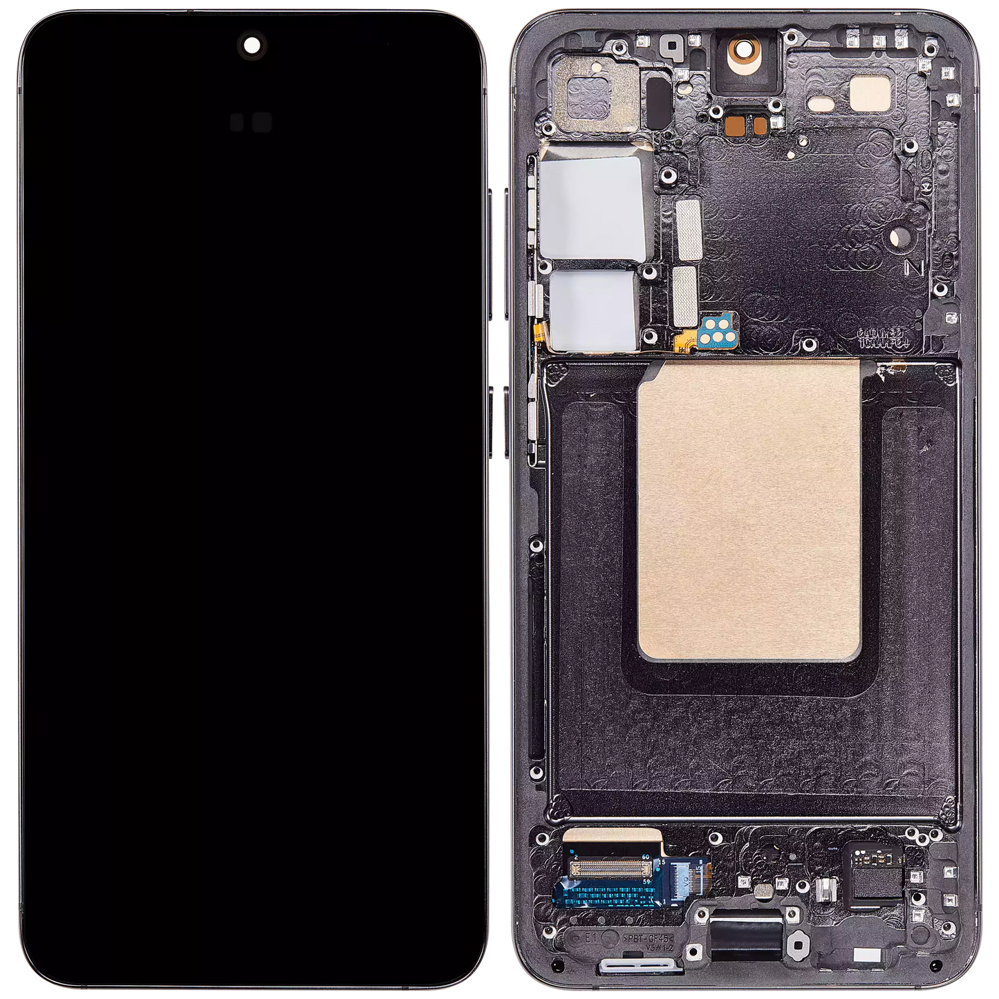 Display with frame (LCD/OLED/LCM/Screen) For Samsung Galaxy S24 Onyx Black