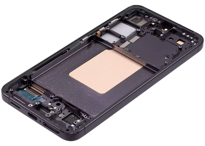 Display with frame (LCD/OLED/LCM/Screen) For Samsung Galaxy S24 Onyx Black
