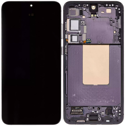 Display with frame (LCD/OLED/LCM/Screen) For Samsung Galaxy S24 Plus Onyx Black