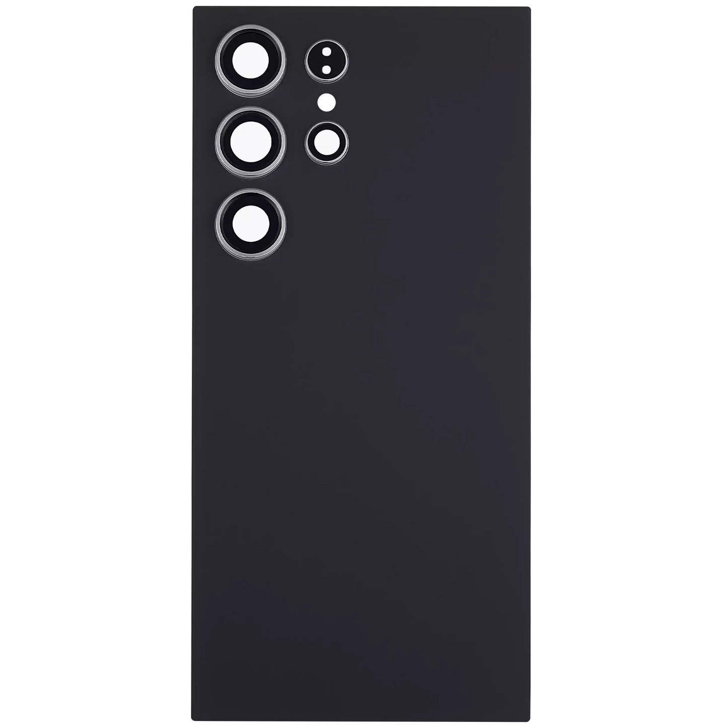 Back Cover Glass With Camera Lens For Samsung Galaxy S24 Ultra Aftermarket Titanium Black