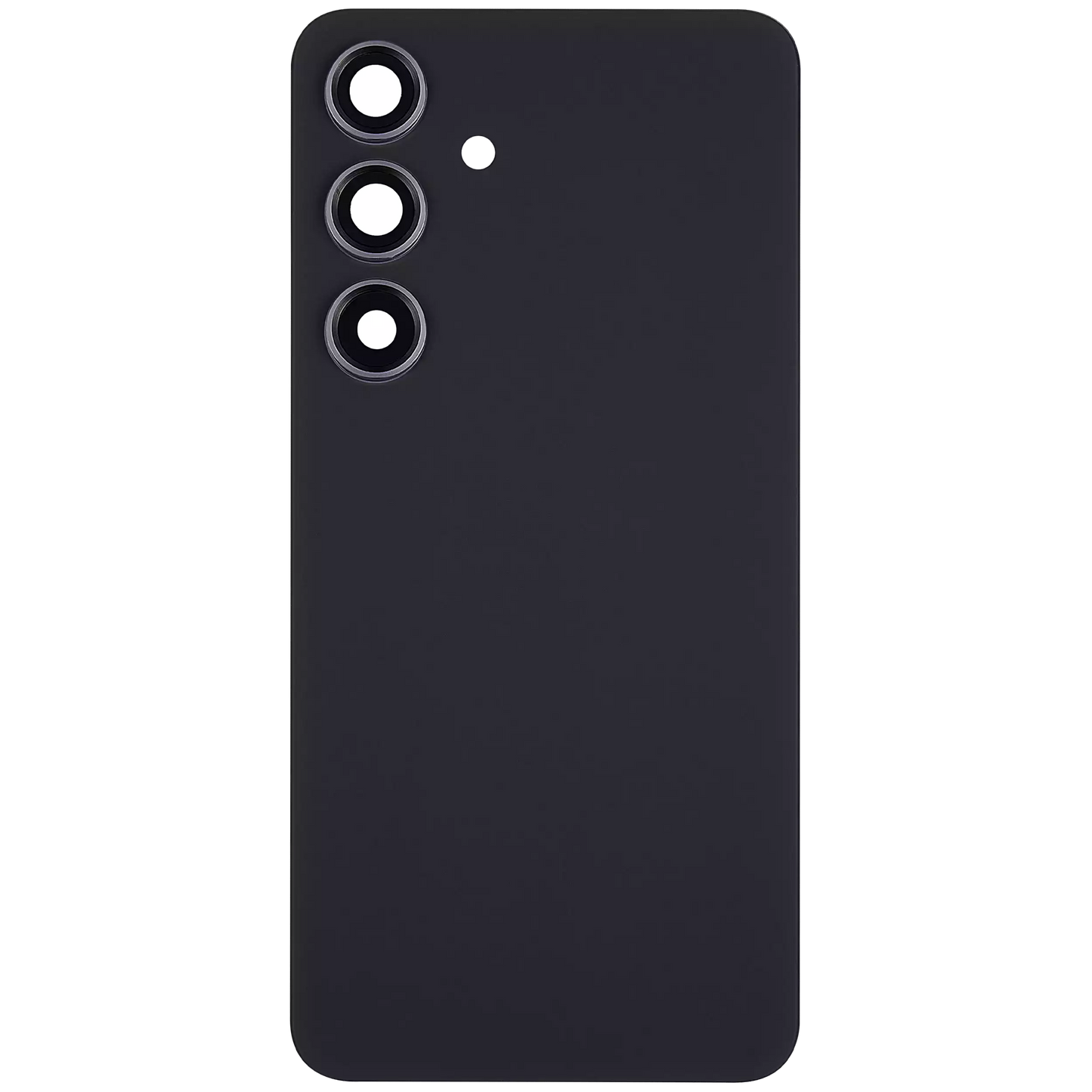 Back Cover Glass With Camera Lens For Samsung Galaxy S24 Aftermarket Onyx Black