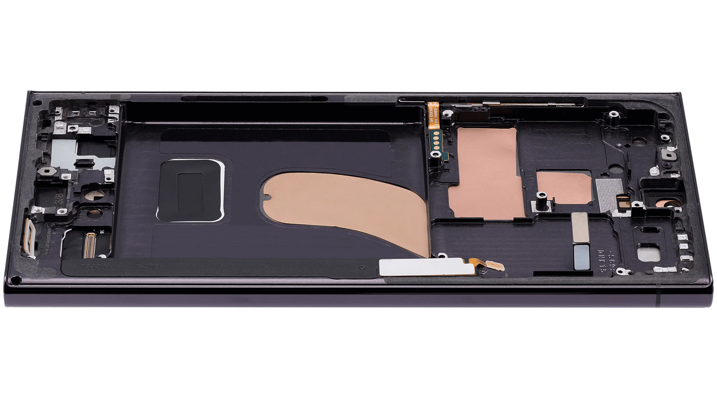 Display with frame (LCD/OLED/LCM/Screen) (US & International Version)（OLED 120HZ) For Samsung Galaxy S23 Ultra Aftermarket