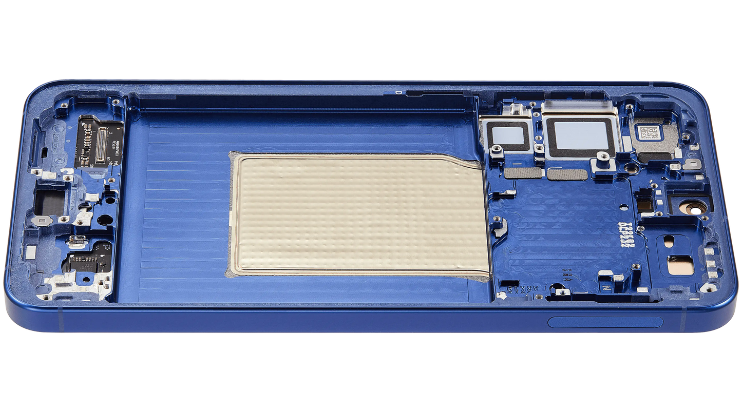 Display with frame (LCD/OLED/LCM/Screen) (US & International Version) For Samsung Galaxy S25 Plus Navy