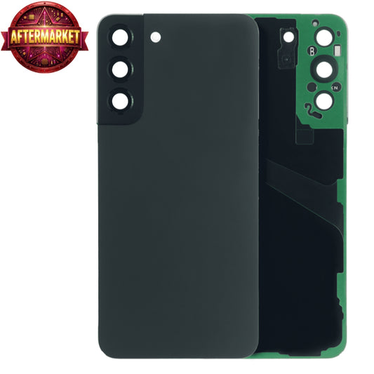 Back Cover Glass With Camera Lens For Samsung Galaxy S22 Plus Aftermarket