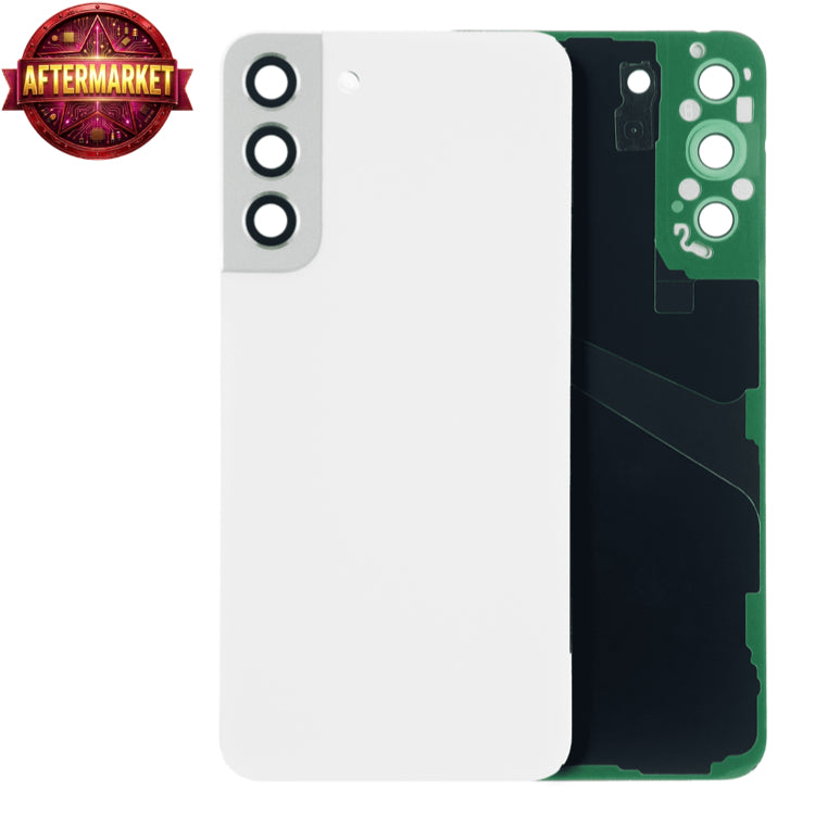 Back Cover Glass With Camera Lens For Samsung Galaxy S22 Plus Aftermarket
