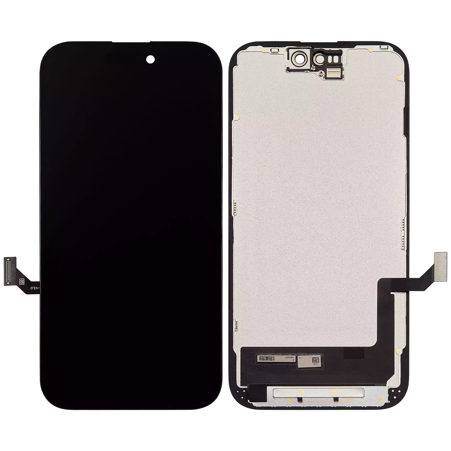 Display (LCD/OLED/LCM/Screen) Screen Assembly (With IC Removable) (Soft OLED) Aftermarket All Colors For iPhone 15