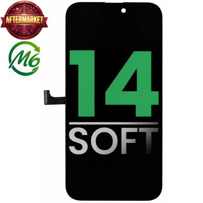 Display (LCD/OLED/LCM/Screen) Screen Assembly (With IC Removable) (Soft OLED) Aftermarket All Colors For iPhone 14