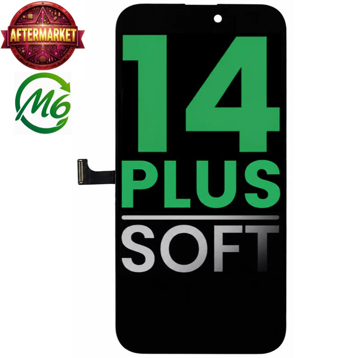 Display (LCD/OLED/LCM/Screen) Screen Assembly (With IC Removable) (Soft OLED) Aftermarket All Colors For iPhone 14Plus