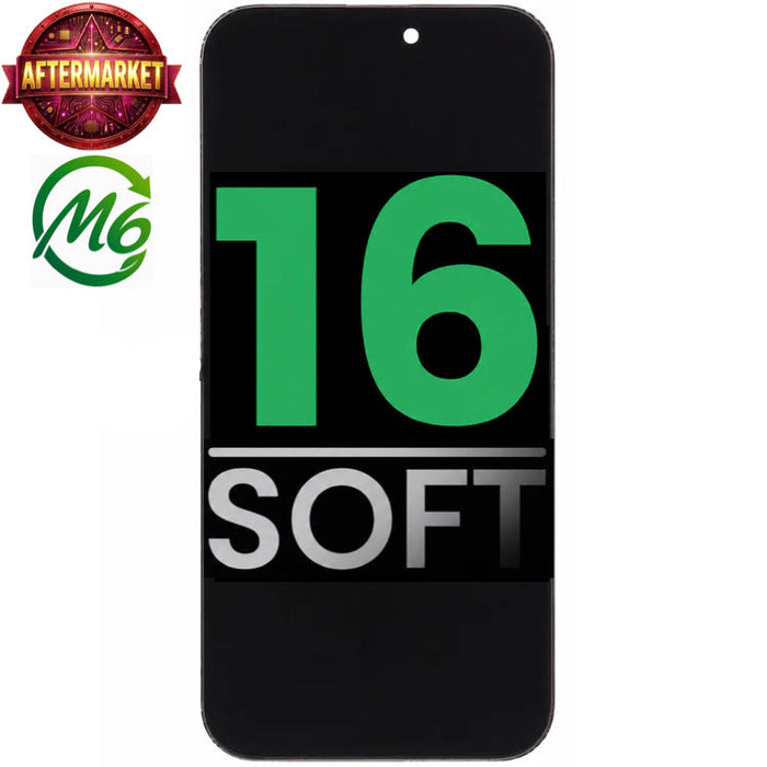 Display (LCD/OLED/LCM/Screen) Screen Assembly (With IC Removable) (Soft OLED) Aftermarket All Colors For iPhone 16