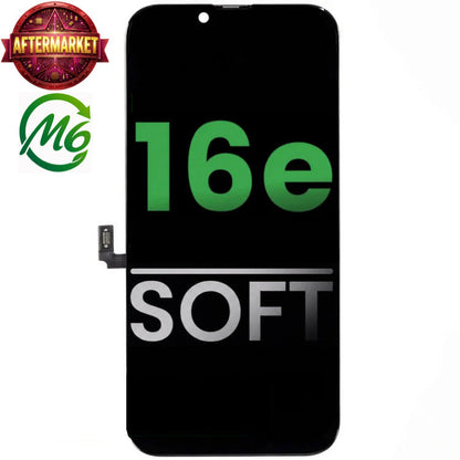 Display (LCD/OLED/LCM/Screen) Screen Assembly (With IC Removable ) (Soft OLED) Aftermarket All Colors For iPhone 16e