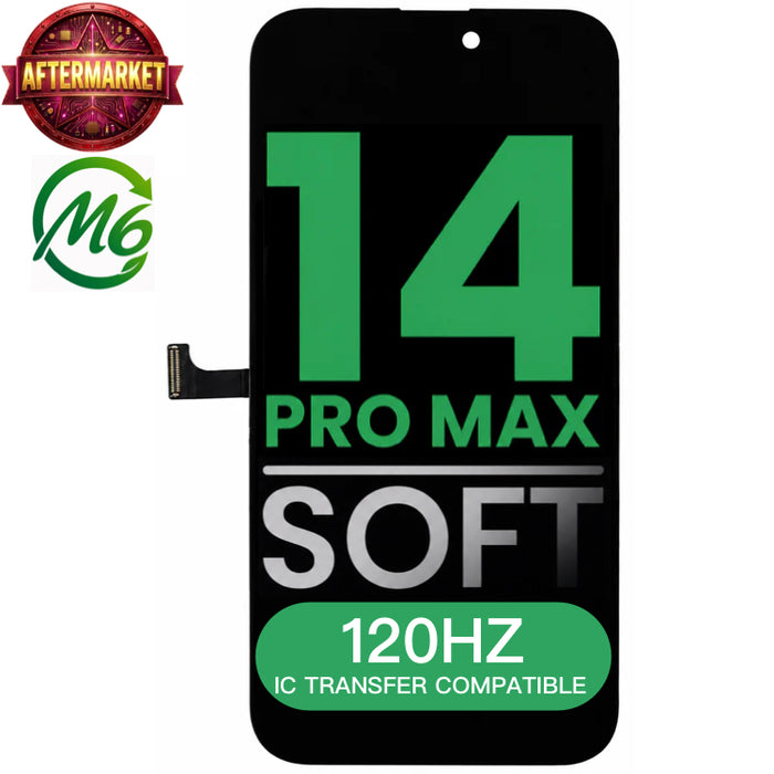Display (LCD/OLED/LCM/Screen) Screen Assembly (With IC Removable With 120HZ) (Soft OLED) Aftermarket All Colors For iPhone 14 Pro Max