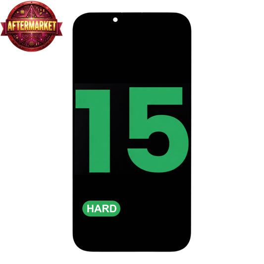 Display (OLED) Screen Assembly (hard) Aftermarket All Colors For iPhone 15