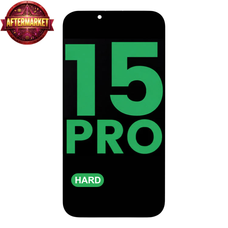 Display (OLED) Screen Assembly (hard) Aftermarket All Colors For iPhone 15 Pro