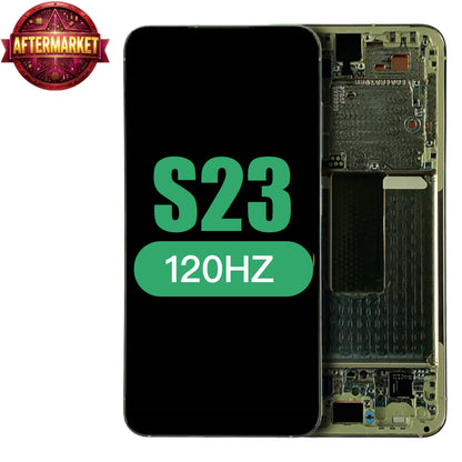 Display with frame (LCD/OLED/LCM/Screen) (US & International Version) For Samsung Galaxy S23