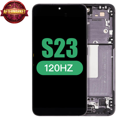 Display with frame (LCD/OLED/LCM/Screen) (US & International Version) For Samsung Galaxy S23